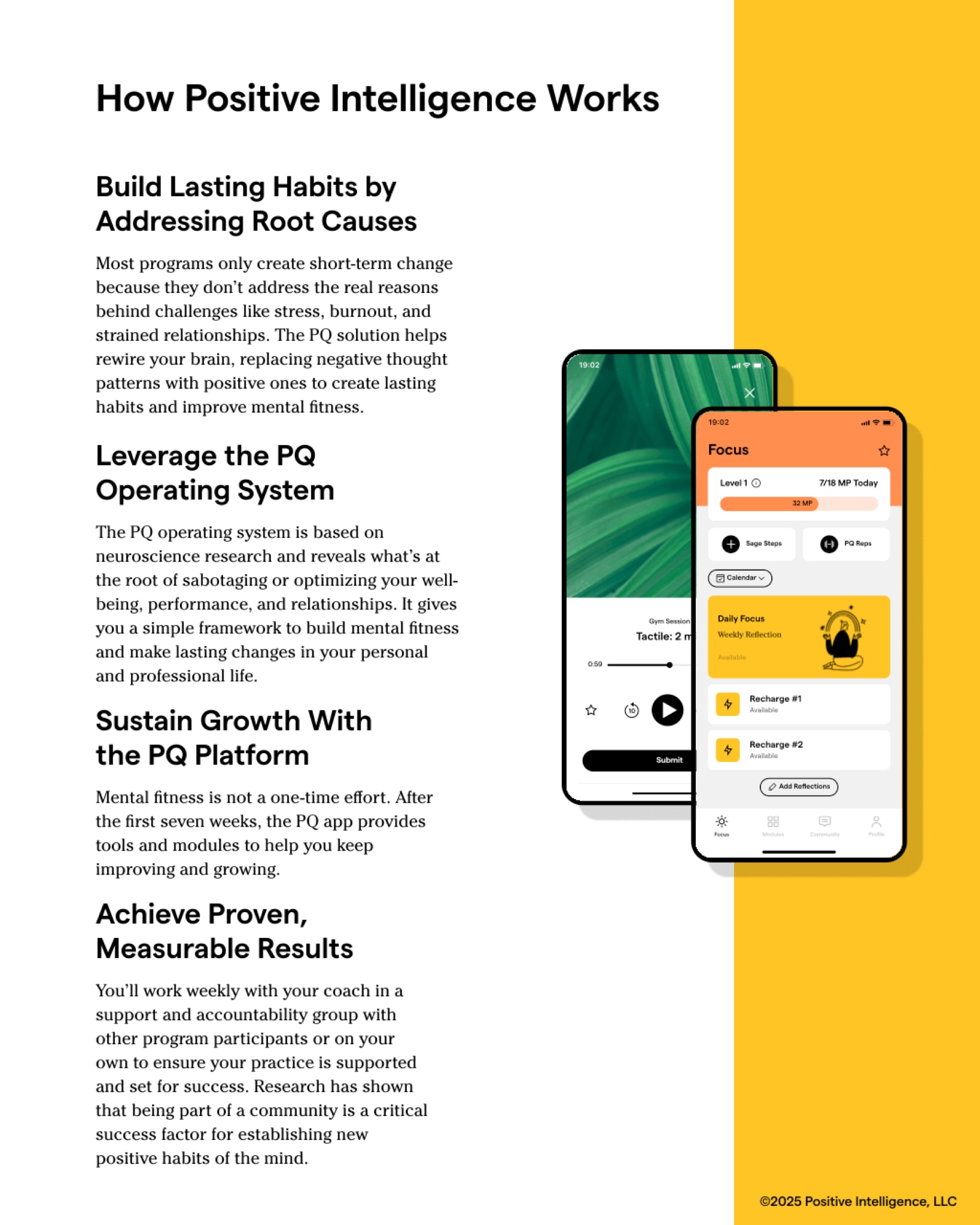 Broschüre the positive Intelligence Platform